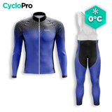 TENUE CYCLISTE HIVER HOMME BLEU - DIMENSION+ tenue cyclisme homme CycloPro XS 