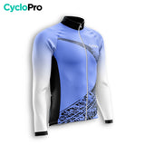 TENUE CYCLISTE HIVER HOMME BLEU - TRACE+ tenue cyclisme homme CycloPro 