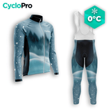 TENUE CYCLISTE HIVER HOMME BLEUE - SNOW+ tenue cyclisme homme CycloPro XS 