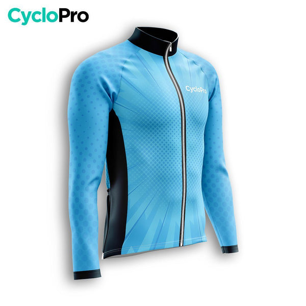 TENUE CYCLISTE HIVER HOMME BLEUE - SPEED+ tenue cyclisme homme CycloPro 