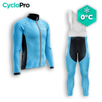 TENUE CYCLISTE HIVER HOMME BLEUE - SPEED+ tenue cyclisme homme CycloPro XS 