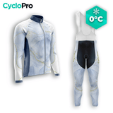 TENUE CYCLISTE HIVER HOMME BLEUE - TEINTE+ tenue cyclisme homme CycloPro XS 