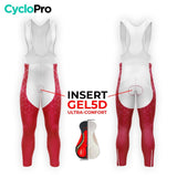 TENUE CYCLISTE HIVER HOMME GRENAT - CUBIC+ tenue cyclisme homme CycloPro 