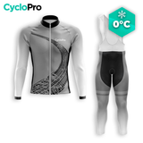 TENUE CYCLISTE HIVER HOMME GRISE - TRACE+ tenue cyclisme homme CycloPro XS 
