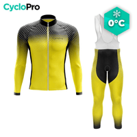 TENUE CYCLISTE HIVER HOMME JAUNE - DIMENSION+ tenue cyclisme homme CycloPro XS 