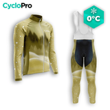 TENUE CYCLISTE HIVER HOMME JAUNE - SNOW+ tenue cyclisme homme CycloPro XS 
