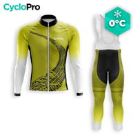 TENUE CYCLISTE HIVER HOMME JAUNE - TRACE+ tenue cyclisme homme CycloPro XS 