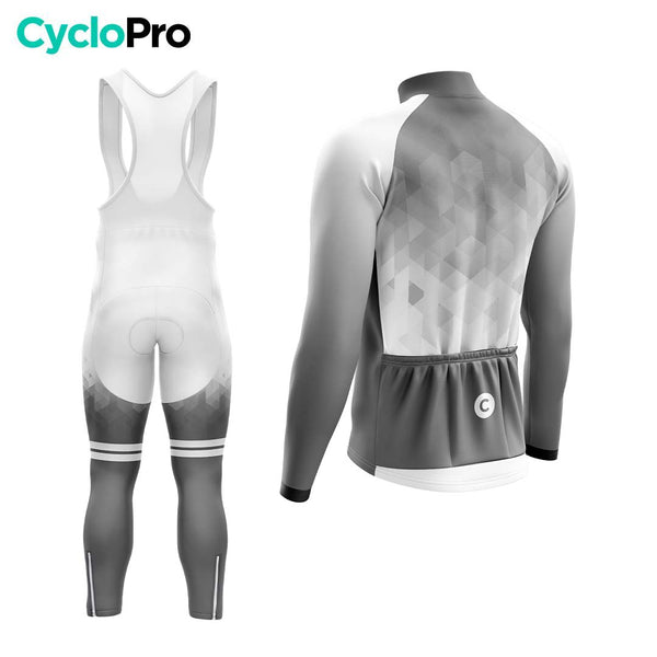 TENUE CYCLISTE HIVER HOMME NOIRE - CRISTAL+ tenue cyclisme homme CycloPro 