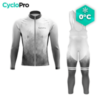 TENUE CYCLISTE HIVER HOMME NOIRE - CRISTAL+ tenue cyclisme homme CycloPro XS 