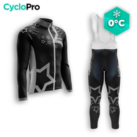 TENUE CYCLISTE HIVER HOMME NOIRE - STAR+ tenue cyclisme homme CycloPro XS 