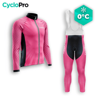 TENUE CYCLISTE HIVER HOMME ROSE - SPEED+ tenue cyclisme homme CycloPro XS 
