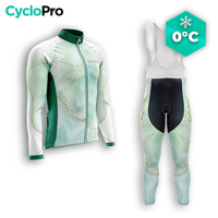 TENUE CYCLISTE HIVER HOMME VERTE - TEINTE+ tenue cyclisme homme CycloPro XS 