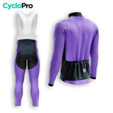 TENUE CYCLISTE HIVER HOMME VIOLET - SPEED+ tenue cyclisme homme CycloPro 