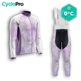 TENUE CYCLISTE HIVER HOMME VIOLETTE - TEINTE+ tenue cyclisme homme CycloPro XS 