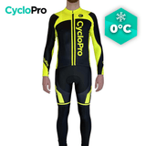 Tenue cycliste hiver jaune - Flash+ tenue de cyclisme hiver GT-Cycle Outdoor Store Jaune - Bretelles XS 