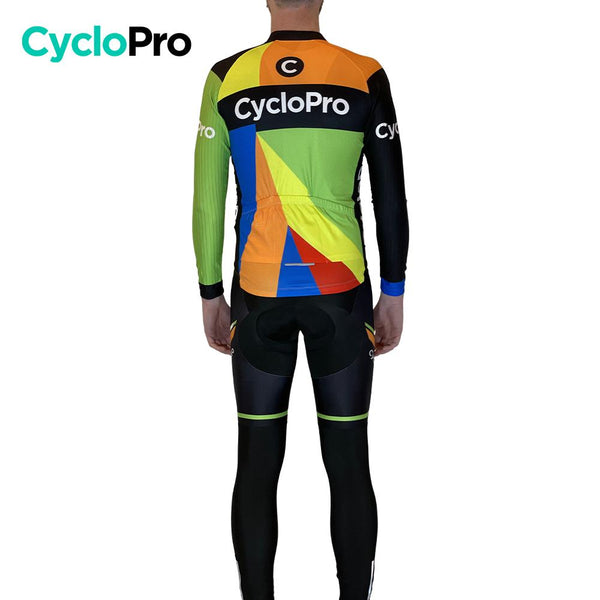 Tenue cycliste hiver multi-couleurs - Mosaïque+ tenue de cyclisme GT-Cycle Outdoor Store 