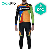 Tenue cycliste hiver multi-couleurs - Mosaïque+ tenue de cyclisme GT-Cycle Outdoor Store Sans 4XL 