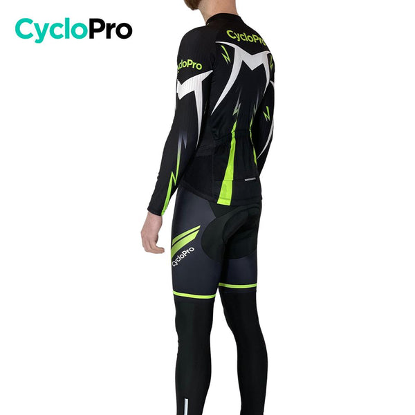 Tenue cycliste hiver Noire et Verte - Confort+ tenue de cyclisme hiver GT-Cycle Outdoor Store 