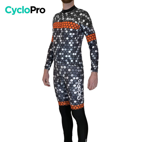 Tenue cycliste hiver Orange - Atmosphère+ tenue de cyclisme thermique GT-Cycle Outdoor Store 
