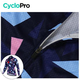 Tenue cycliste hiver Rose et bleue - Origami - DESTOCKAGE tenue cyclisme homme GT-Cycle Outdoor Store 
