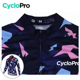 Tenue cycliste hiver Rose et bleue - Origami tenue cyclisme homme GT-Cycle Outdoor Store 