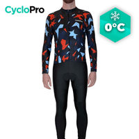 Tenue cycliste hiver Rouge et bleue - Origami+ tenue cyclisme homme GT-Cycle Outdoor Store Avec 3XL 