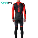 Tenue cycliste hiver rouge - Flash+ tenue de cyclisme hiver GT-Cycle Outdoor Store 
