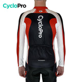 Tenue cycliste hiver rouge - Racing+ tenue cyclisme homme GT-Cycle Outdoor Store 