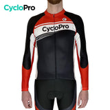 Tenue cycliste hiver rouge - Racing+ tenue cyclisme homme GT-Cycle Outdoor Store 