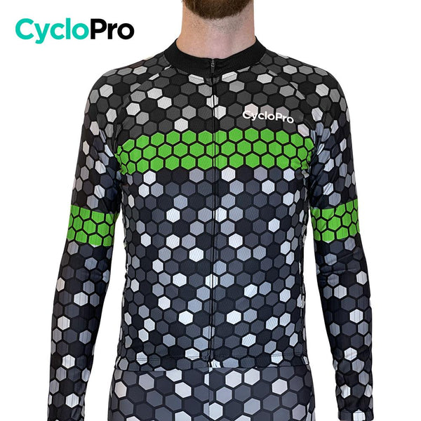 Tenue cycliste hiver Verte - Atmosphère+ tenue de cyclisme thermique GT-Cycle Outdoor Store 