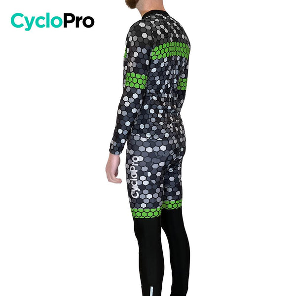 Tenue cycliste hiver Verte - Atmosphère+ tenue de cyclisme thermique GT-Cycle Outdoor Store 