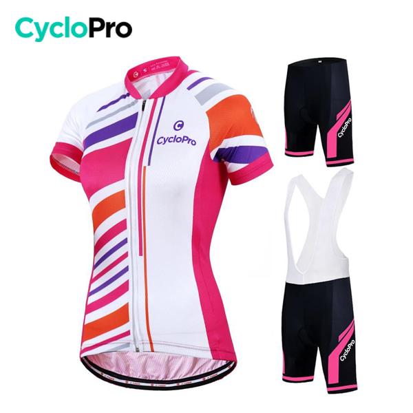 TENUE DE CYCLISME FEMME - ROAD+ Tenue de cyclisme été CycloPro 