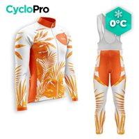 TENUE DE CYCLISTE HIVER HOMME ORANGE - NATURA+ tenue de cyclisme hiver GT-Cycle Outdoor Store XS 