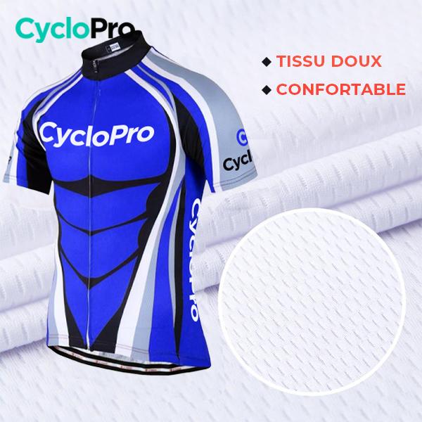 TENUE DE CYCLISTE ROUTE BLEUE - SHAPE+ Tenue de cyclisme été CycloPro 