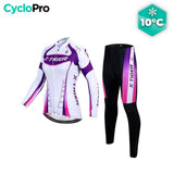 Tenue Vélo Automne Violet - Confort+ - DESTOCKAGE tenue automne femme GT-Cycle Outdoor Store Sans bretelles XS 