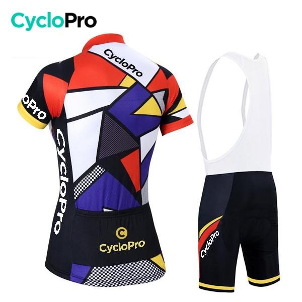 TENUE VÉLO DE ROUTE MOSAIQUE CONFORT+ CycloPro - Main Image