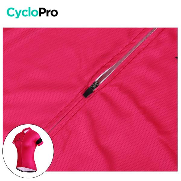 TENUE VÉLO DE ROUTE ROSE - ÉLÉGANCE+ - DESTOCKAGE Tenue de cyclisme été CycloPro 