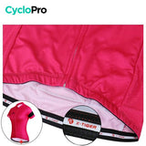 TENUE VÉLO DE ROUTE ROSE - ÉLÉGANCE+ - DESTOCKAGE Tenue de cyclisme été CycloPro 