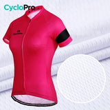 TENUE VÉLO DE ROUTE ROSE - ÉLÉGANCE+ - DESTOCKAGE Tenue de cyclisme été CycloPro 