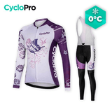 TENUE VÉLO FEMME HIVER - BUTTER+ - DESTOCKAGE tenue de cyclisme CycloPro Avec XS 