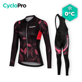 TENUE VÉLO HIVER FEMME - AUTOMNE+ tenue de cyclisme CycloPro Avec XS 