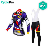 Tenue Vélo Hiver Mosaique - Confort+ tenue thermique femme GT-Cycle Outdoor Store Avec XS 