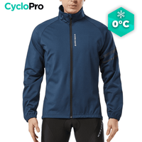 Veste Thermique Cyclisme Bleue - Mountain+ - DESTOCKAGE Veste thermique velo CycloPro M 