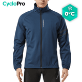 Veste Thermique Cyclisme Bleue - Mountain+ - DESTOCKAGE Veste thermique velo CycloPro M 