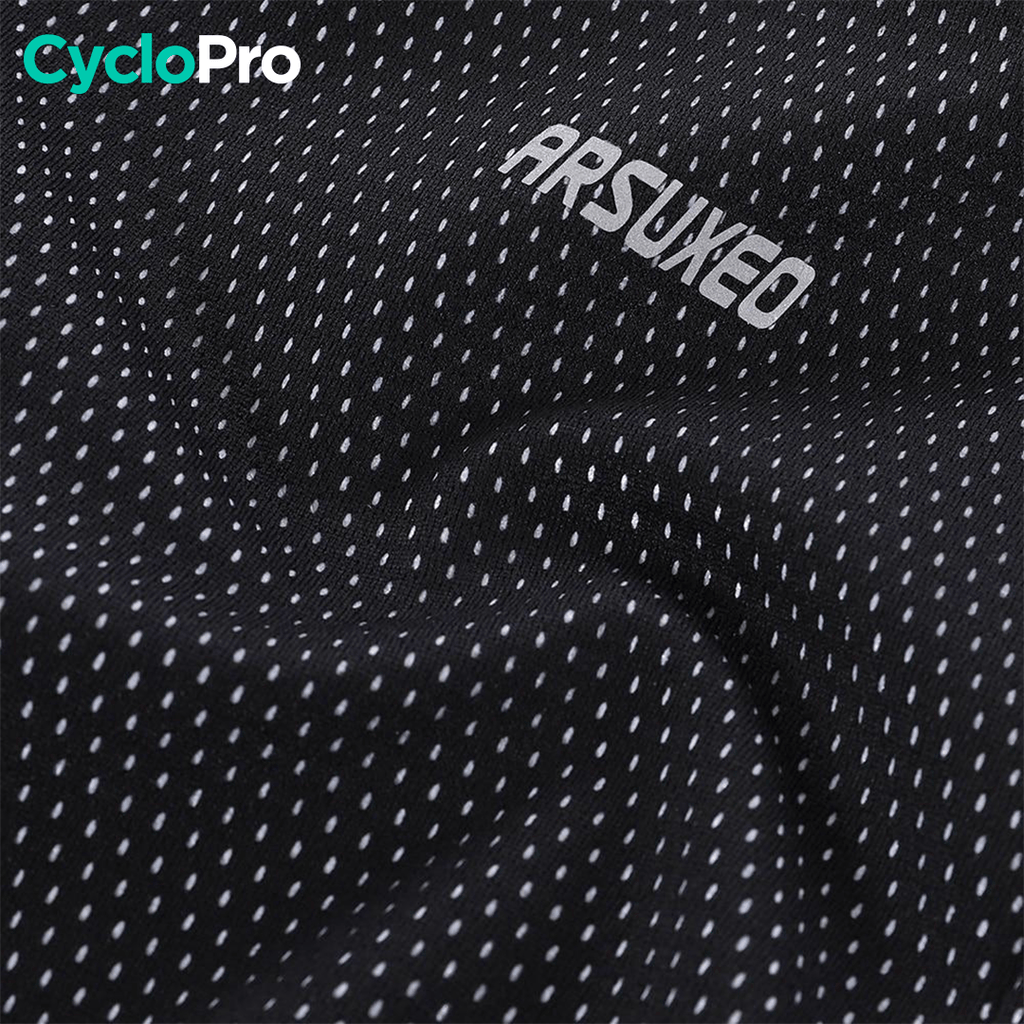 ARSUXEO Veste Cyclisme Homme Hiver - Manteau Softshell Thermique Imperméable Coupe-Vent VTT